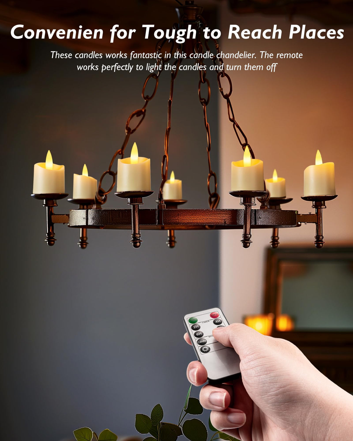 Homemory safety reminder: remote battery included; keep away from children