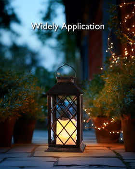 Homemory solar lantern 2-pack offers versatile outdoor lighting options