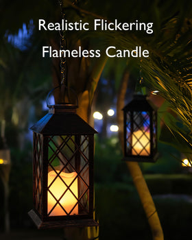 Homemory solar lantern with IP44 waterproof ABS body for outdoor use
