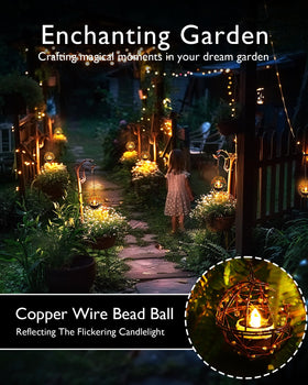 Homemory hanging lanterns add twinkling patio lighting for outdoor gatherings.