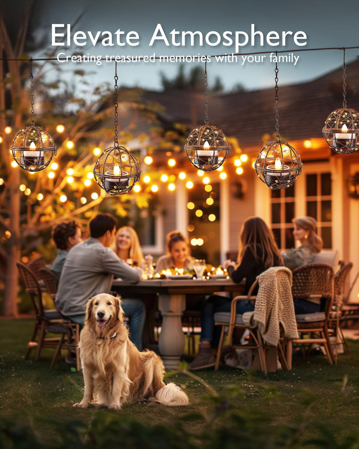 Homemory IP44 waterproof tea lights withstand weather while staying bright.