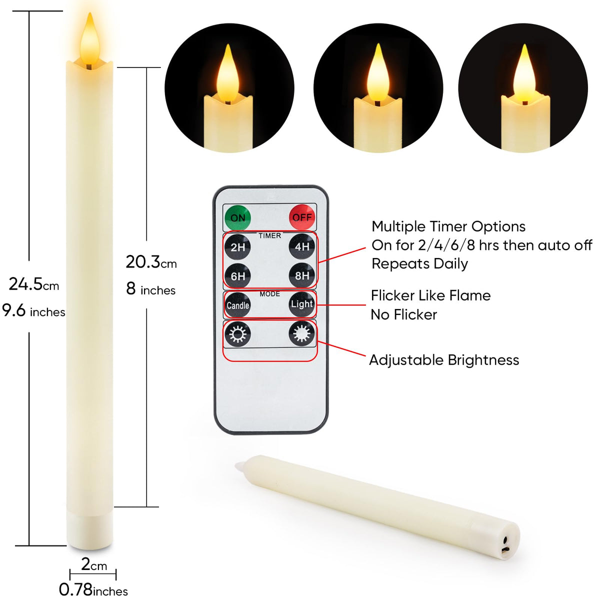 USB-C charging powers Homemory candles for long, maintenance-free use.