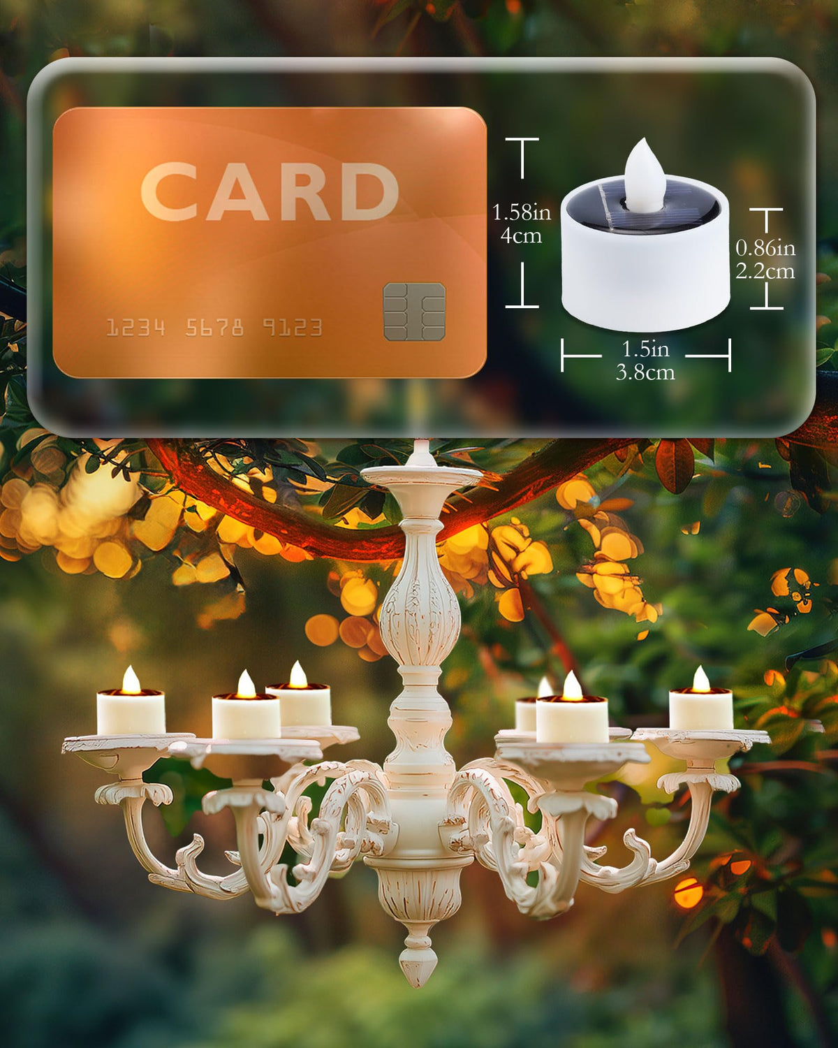 Homemory tea light pathway lights guide evening steps safely.