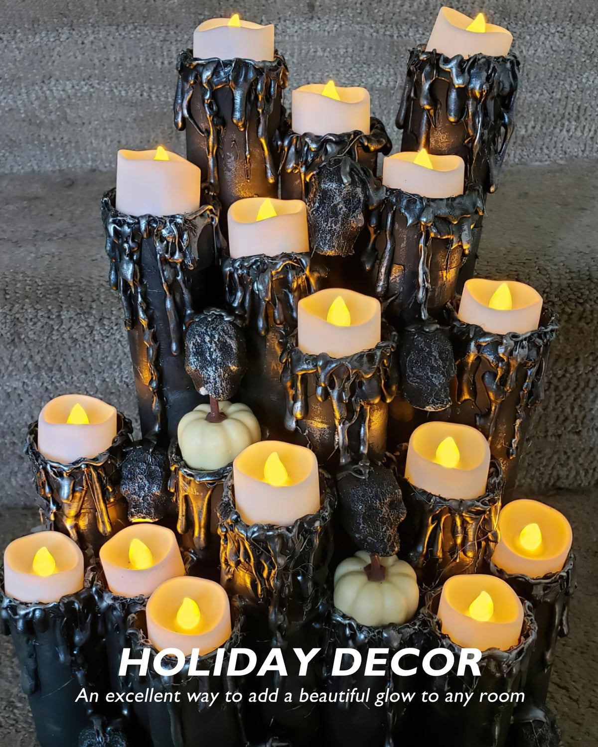 Homemory tea lights 1.5 inch diameter fit most votive holders