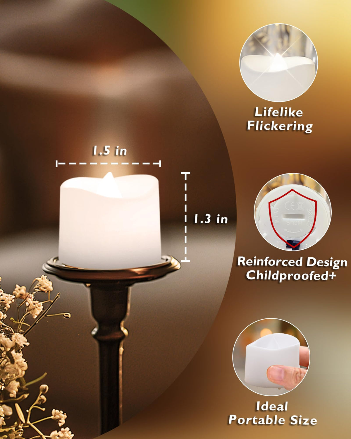 Wedding or party decor with warm cool white glow.