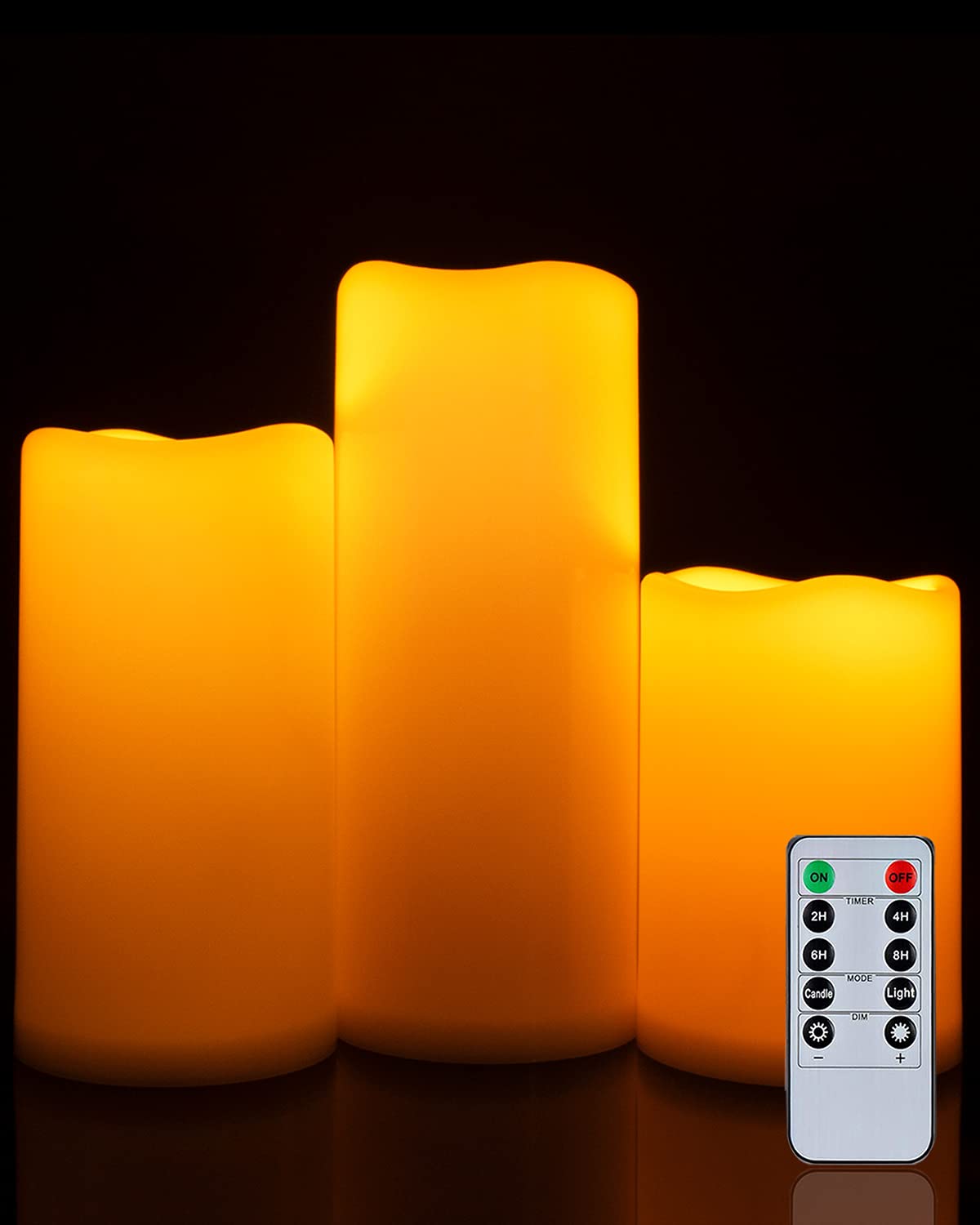 Homemory three-pack of outdoor candles suits home and garden celebrations.