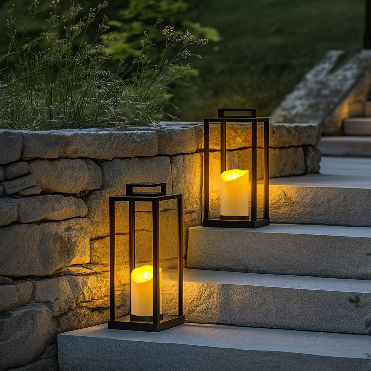 Homemory LED candle with flicker mode creates realistic candlelight ambiance.