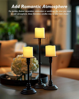 Homemory timer remotes control all candles for convenient scheduling.