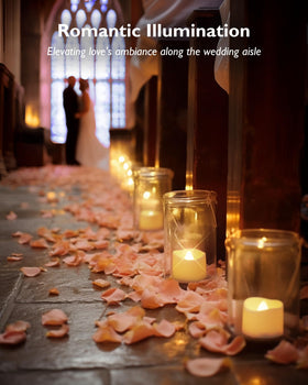 Homemory timer tea lights 1-5-inch diameter fit most holders for flexible styling.