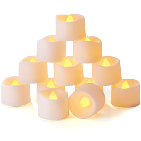 Homemory timer tea light built-in 6h create reliable daily illumination for tables