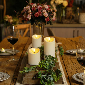 Homemory top and base waterproofing keeps candles durable in all weather.