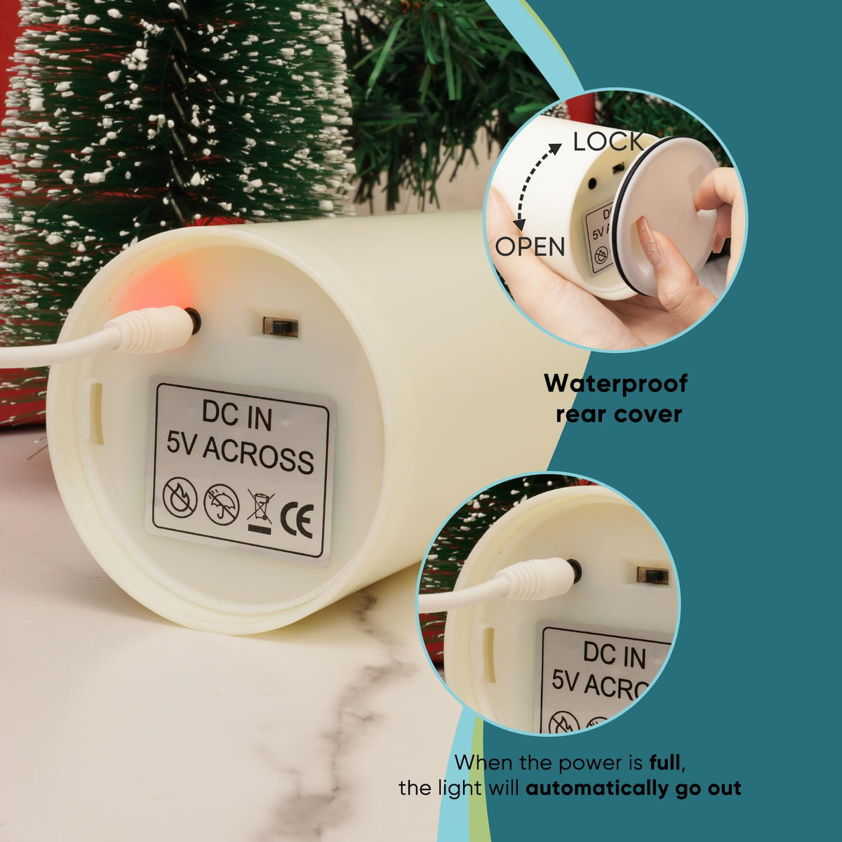 Homemory USB charging dock speeds recharge for all three candles