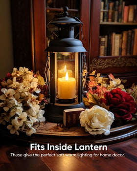 Homemory flameless candles perfect for weddings and holiday window displays
