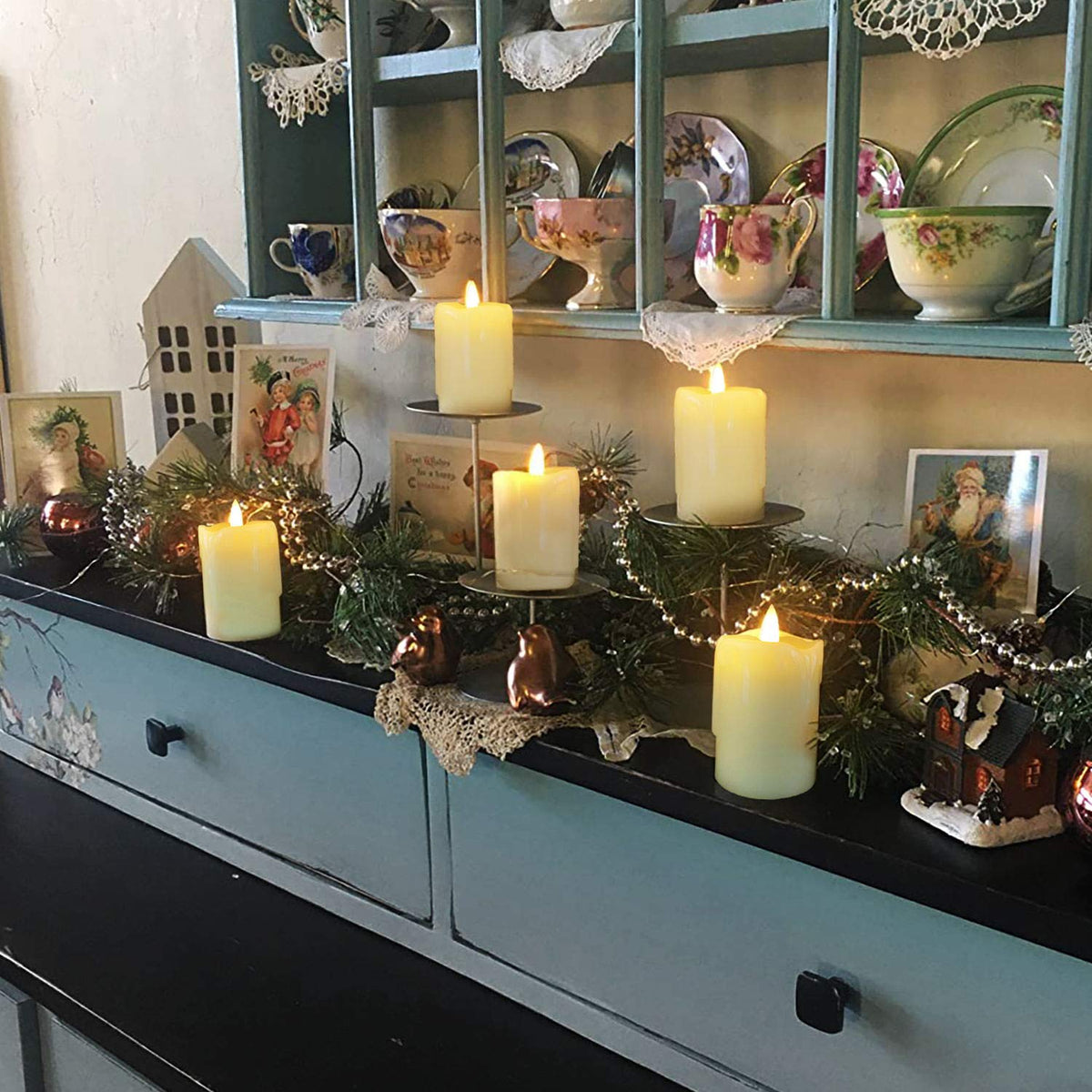 Homemory wedding party candle ambiance enhances romantic celebrations with flickering realism.