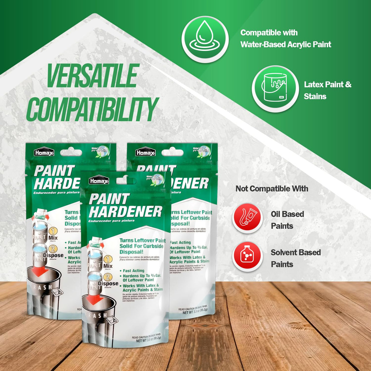 HOMESPHERE Waste Away box showcases 12 packs and 25 sticks