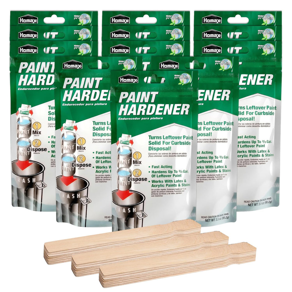 HOMESPHERE Homax Waste Away 12-pack hardener for easier latex paint disposal