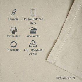 Homespun Drop Cloth 6x9 feet ideal for small projects and touchups.