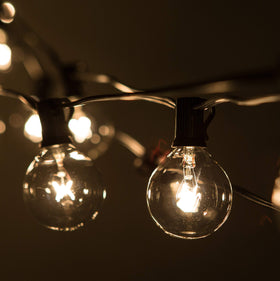 Hometown Evolution dimmable G50 bulbs with E12 base for adjustable brightness.