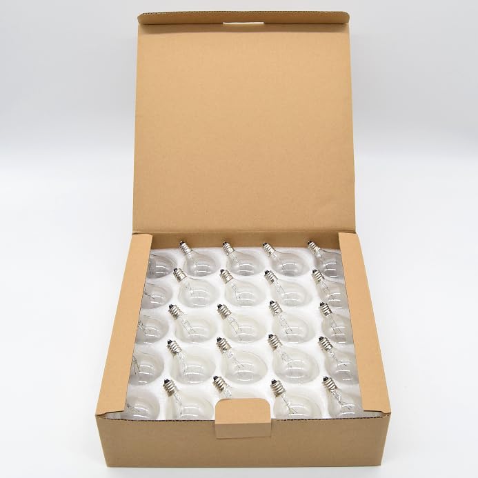 Hometown Evolution G50 clear globe bulb closeup showing bright illumination.