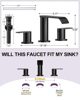 Homevacious 360-degree swivel spout for flexible vanity use