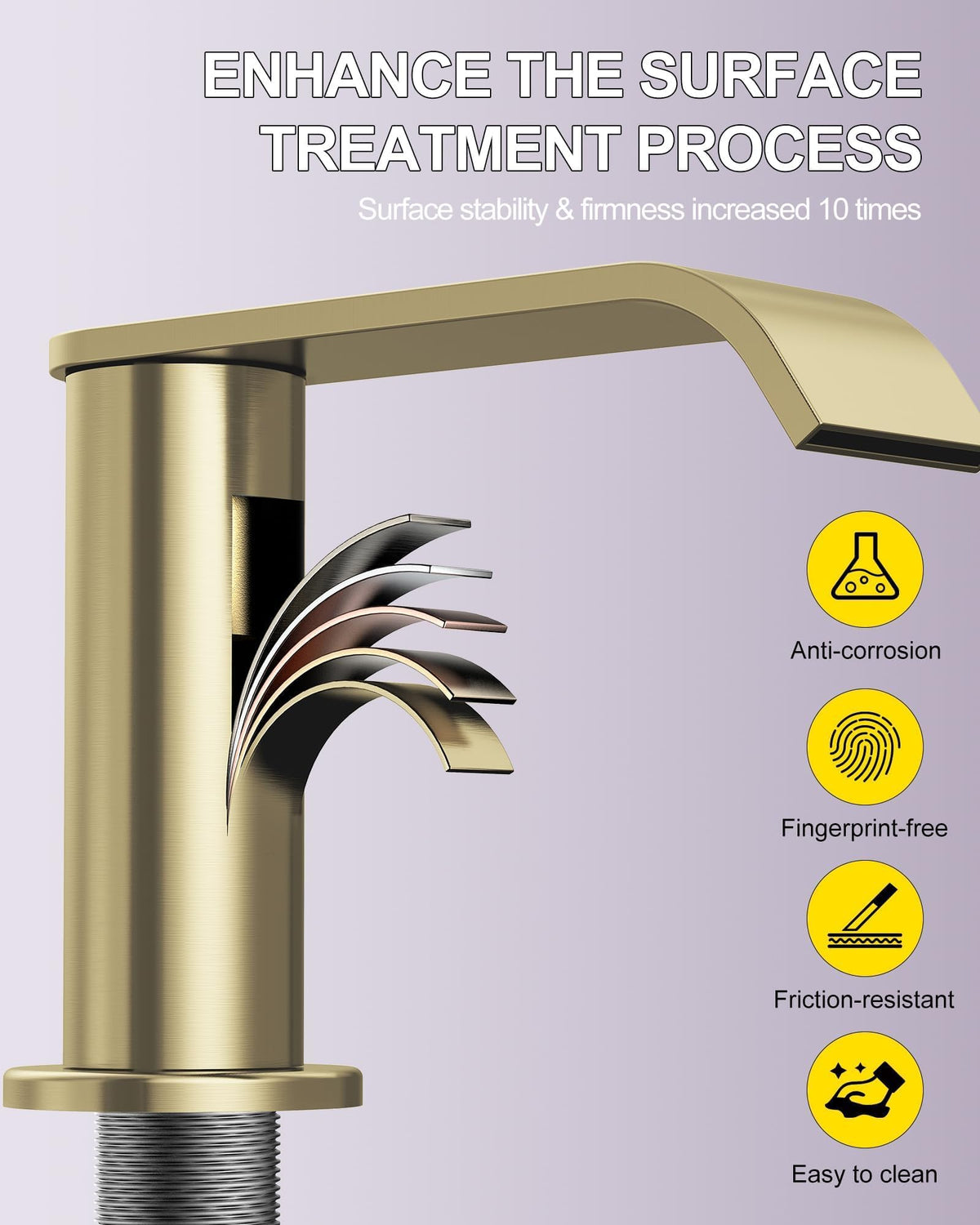 Homevacious pop-up drain included with the faucet for easy maintenance