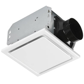 Homewerks 7140-110 bath fan ceiling mount provides quiet moisture control.