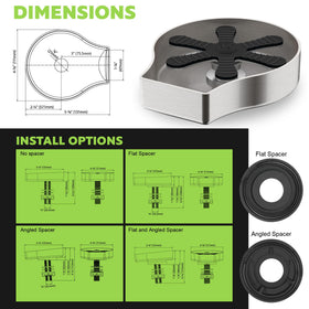 Homewerks Glass Rinser delivers 1.2 GPM flow for efficient rinsing.
