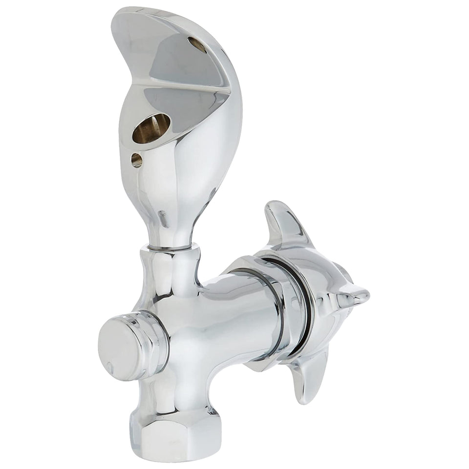 Homewerks Worldwide bubbler head close-up showing brass forging and chrome plating for durability