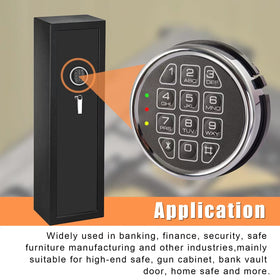 HOMEYUER override keys provide manual access when keypad is unavailable