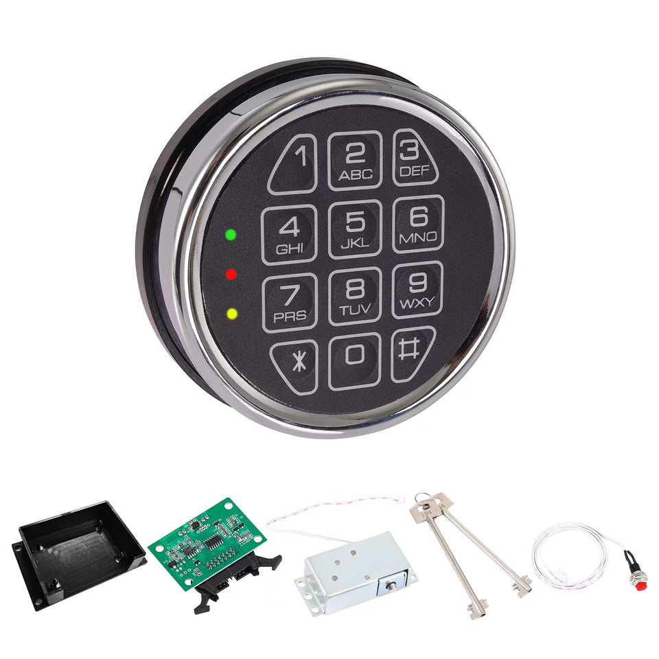 HOMEYUER electronic gun safe lock panel for easy installation and reliable access