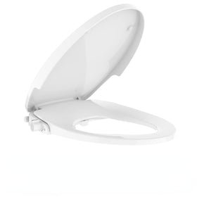 Homfan bidet seat round fit from front view enhances daily cleansing comfort