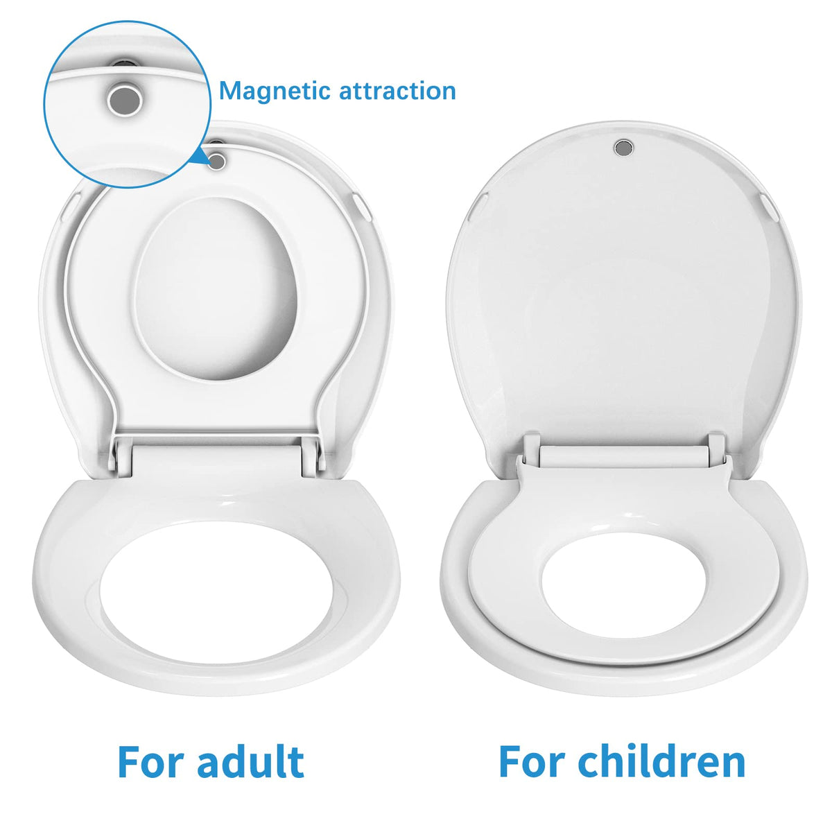 Homfan durable polypropylene seat resists chips and stains over time