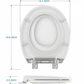 Homfan round seat fits standard bowls with measurable compatibility