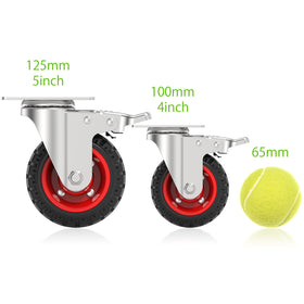 Homhoo wheels deliver quiet, smooth transport with warranty included.