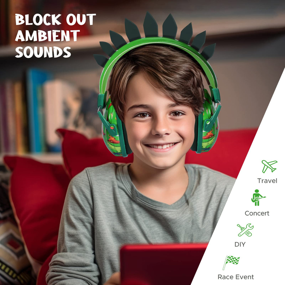 Homicozy earmuffs are travel-ready for planes and trains.