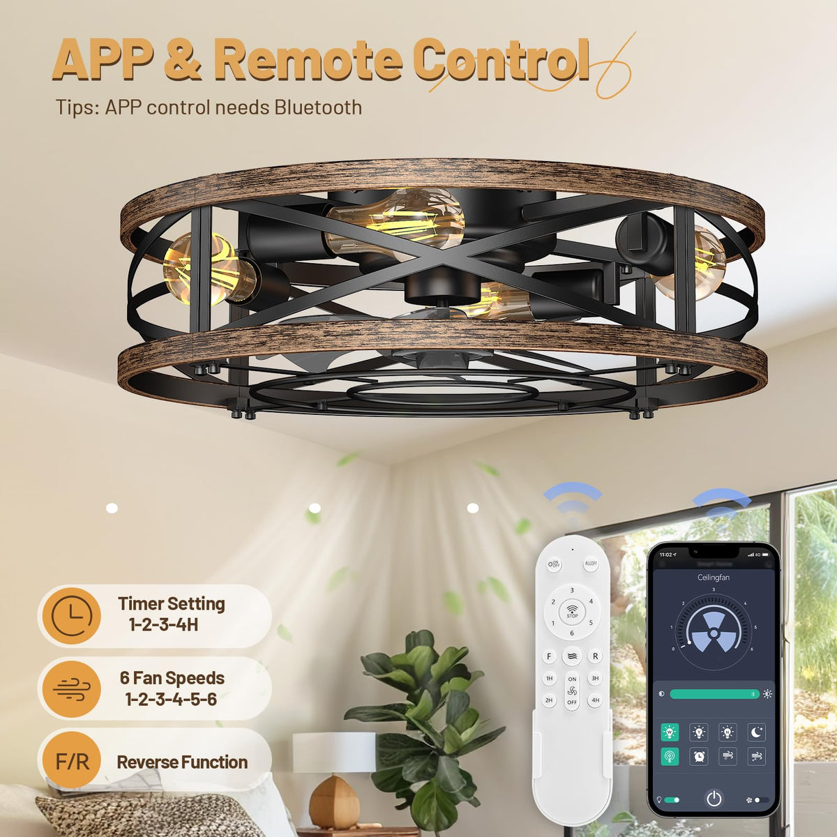 HOMIFORCE reversible copper DC motor detail for quiet, durable performance
