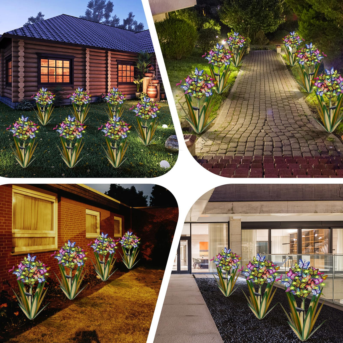 Homight adjustable stem and leaves allow flexible arrangement.