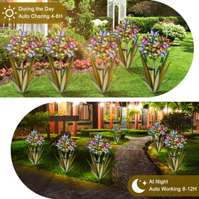 Homight IP67 weatherproof solar garden light withstands rain and wind.