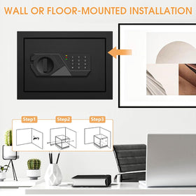 Emergency keys included ensure backup access when needed.