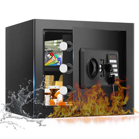 Homirxan 1.3 cu ft safe with digital keypad for secure home storage