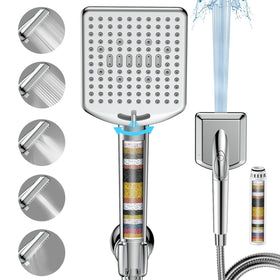 Homlord filtered shower head handheld in box for quick setup advantages