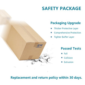 HOMLYLINK Includes warranty and protective packaging for worry-free installation.