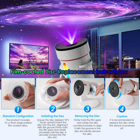 Hommkiety Galaxy Projector timer and controls simplify setup.