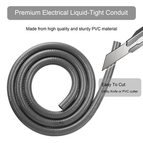 HOMNUTS outdoor-ready conduit application suited for exterior equipment.
