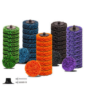HOMO FABER 46-piece quick-change disc kit on full display for versatile surface prep