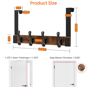 Homode hooks demonstrating a 45 lb load capacity for heavy items.