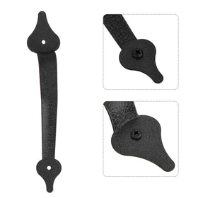 Homode rust resistant black coating protects hardware against outdoor wear.