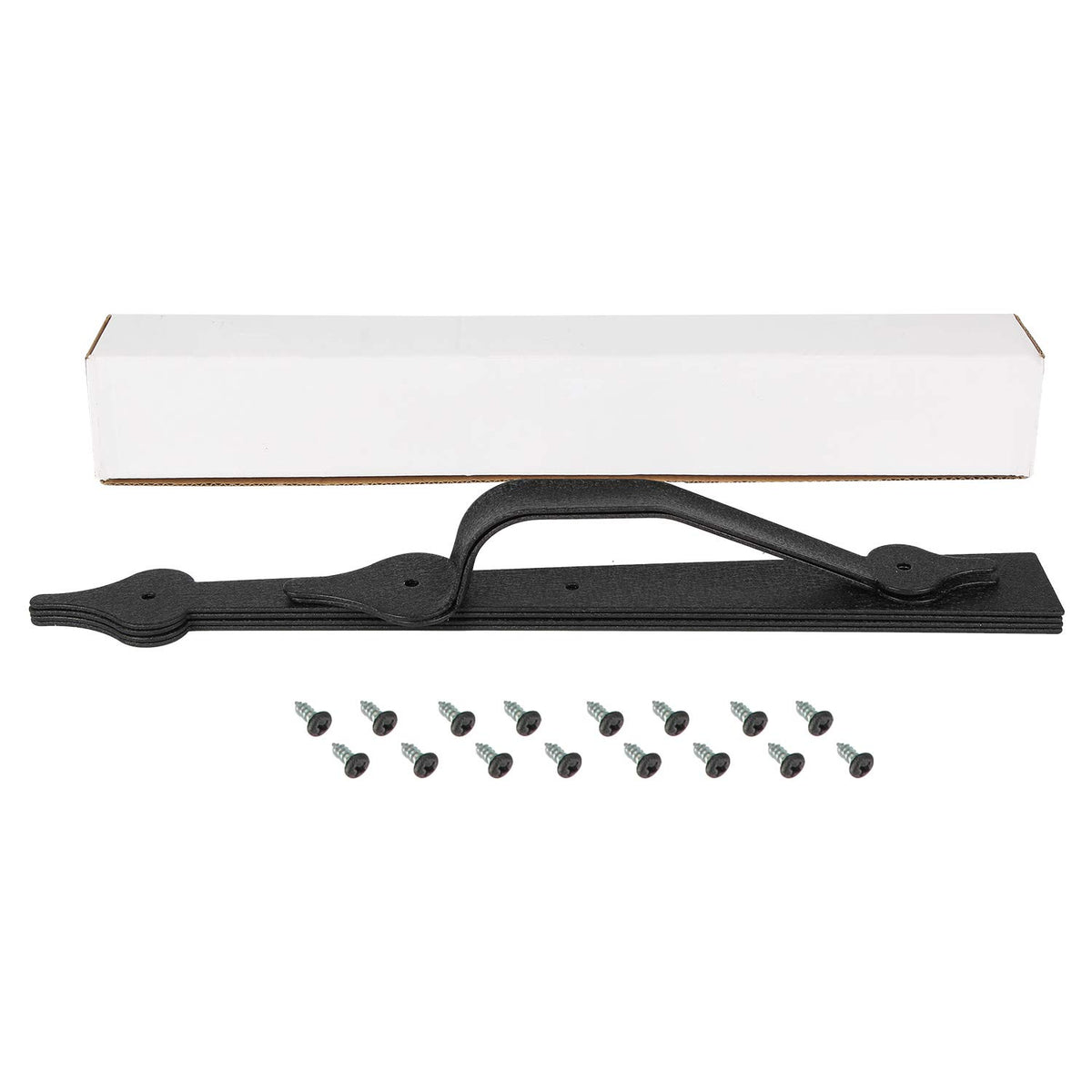 Homode package contents show 4 hinges and 2 handles for quick setup.