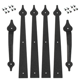 Homode spear style decorative hinge 16 inch adds durable curb appeal.