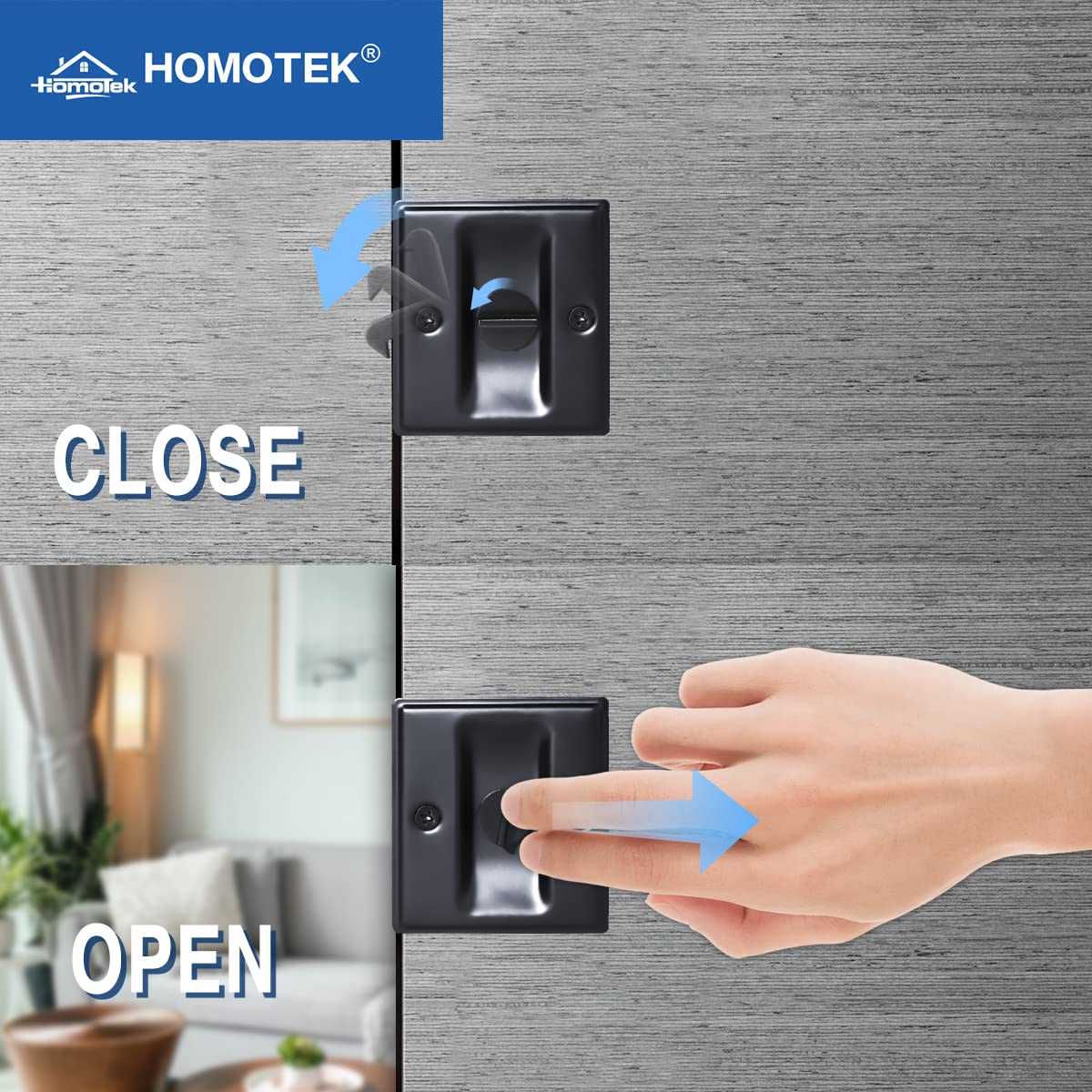 HOMOTEK bronze finish option adds warm, versatile style